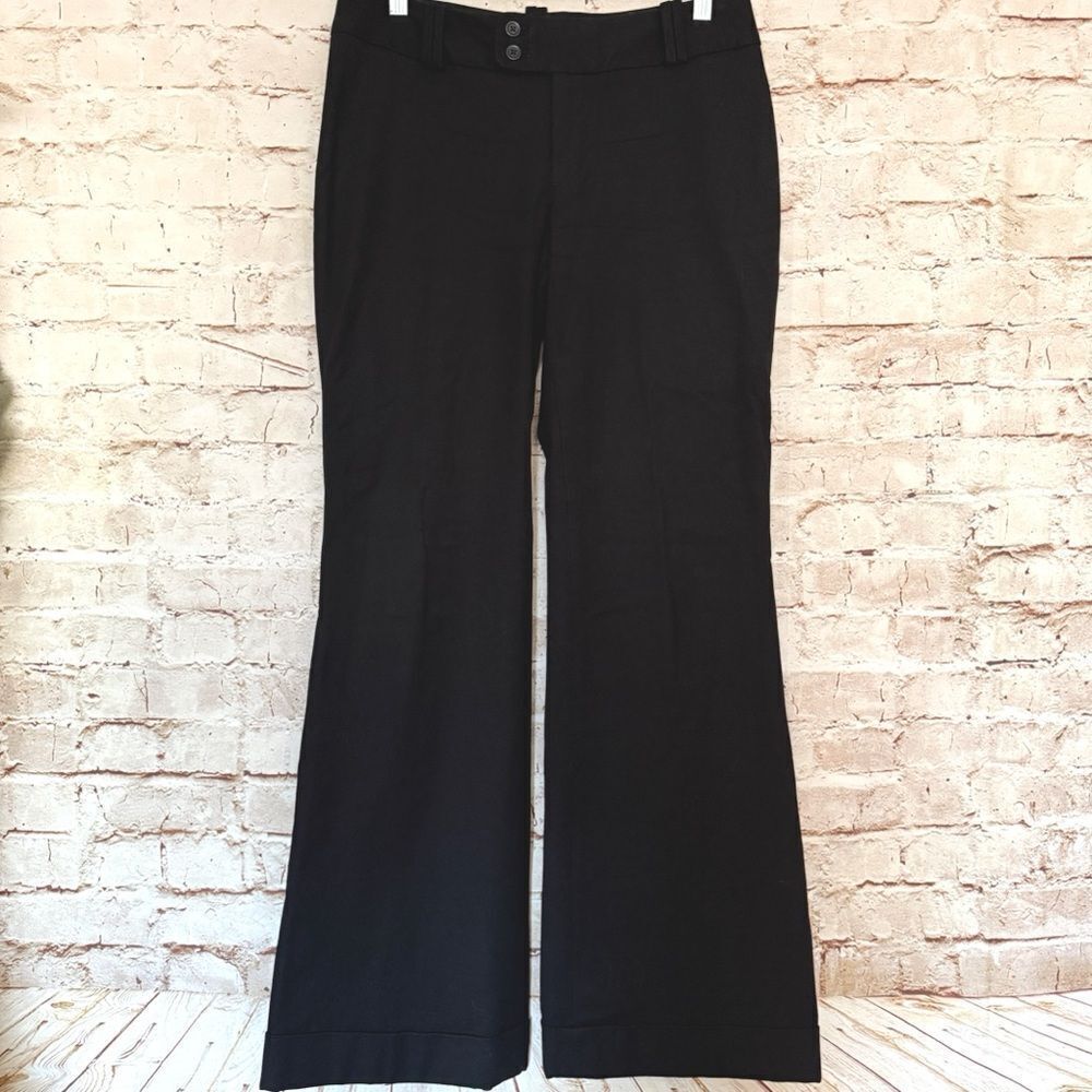 Banana Republic Martin fit cuffed flare trouser pants